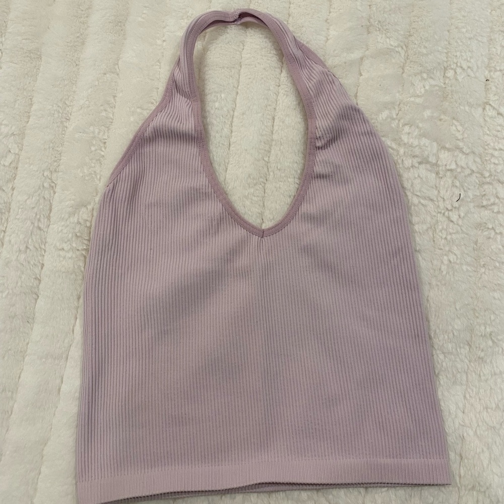 Urban outfitters purple rubbed halter top